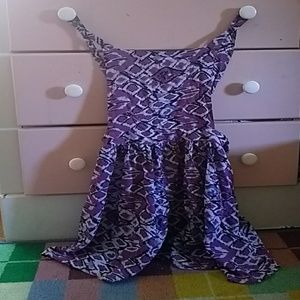 A purple dress